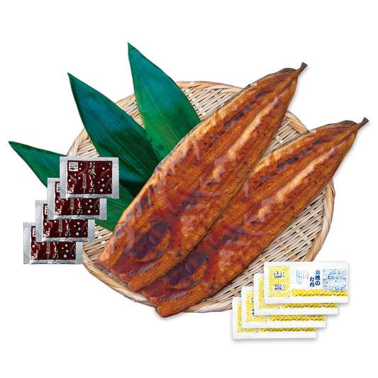 特大 鹿児島県産うなぎ蒲焼セット（永谷園お吸い物付）