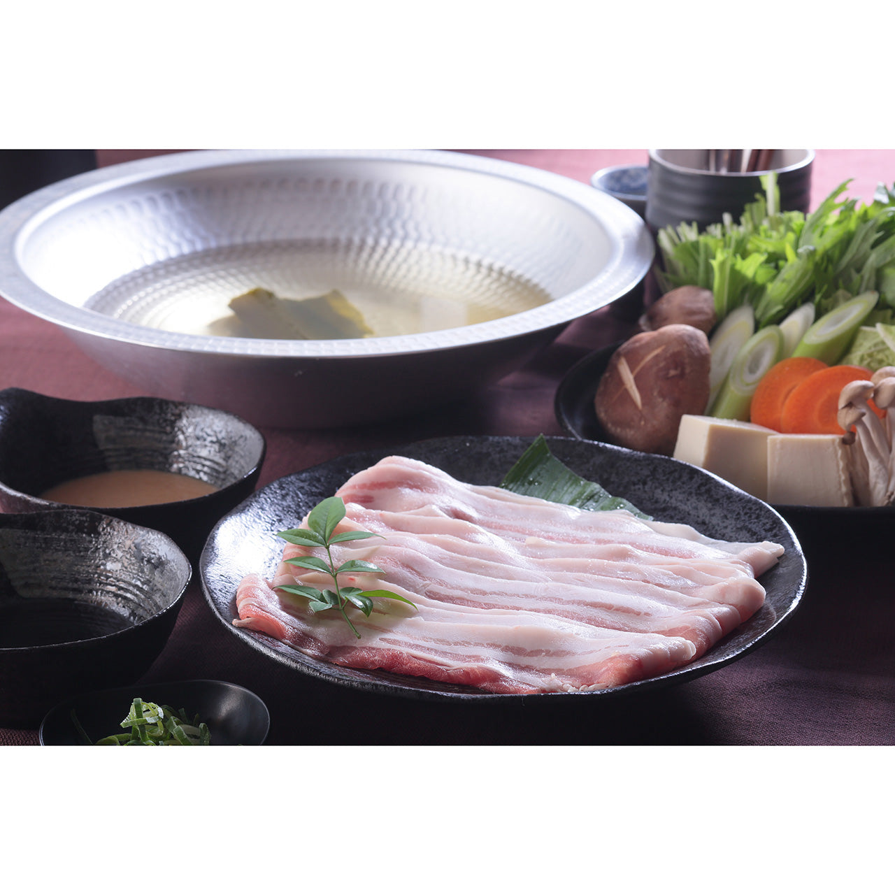 鹿児島県産黒豚使用 バラ肉しゃぶしゃぶ用スライス