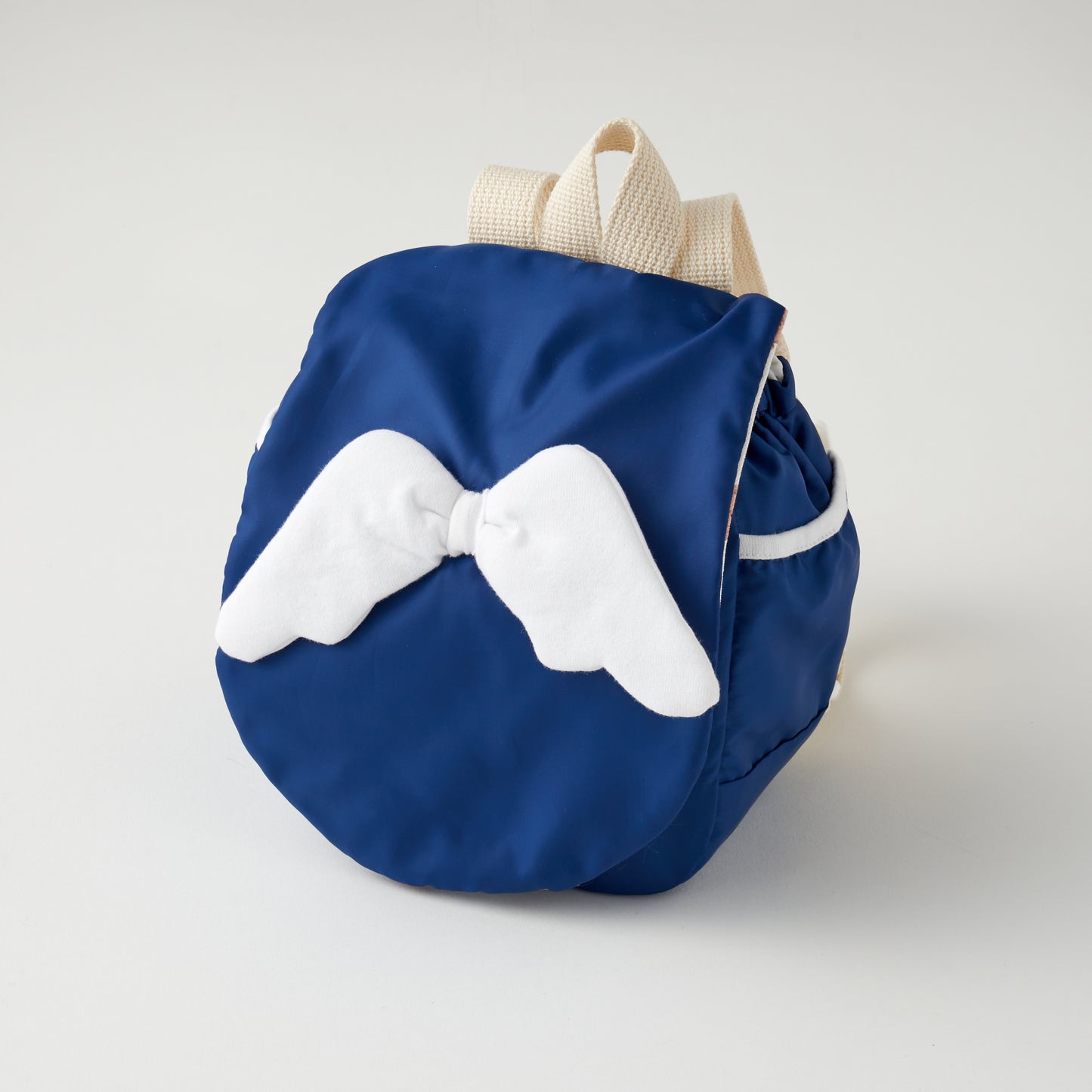 もこもこ天使のリュック（ネイビー）