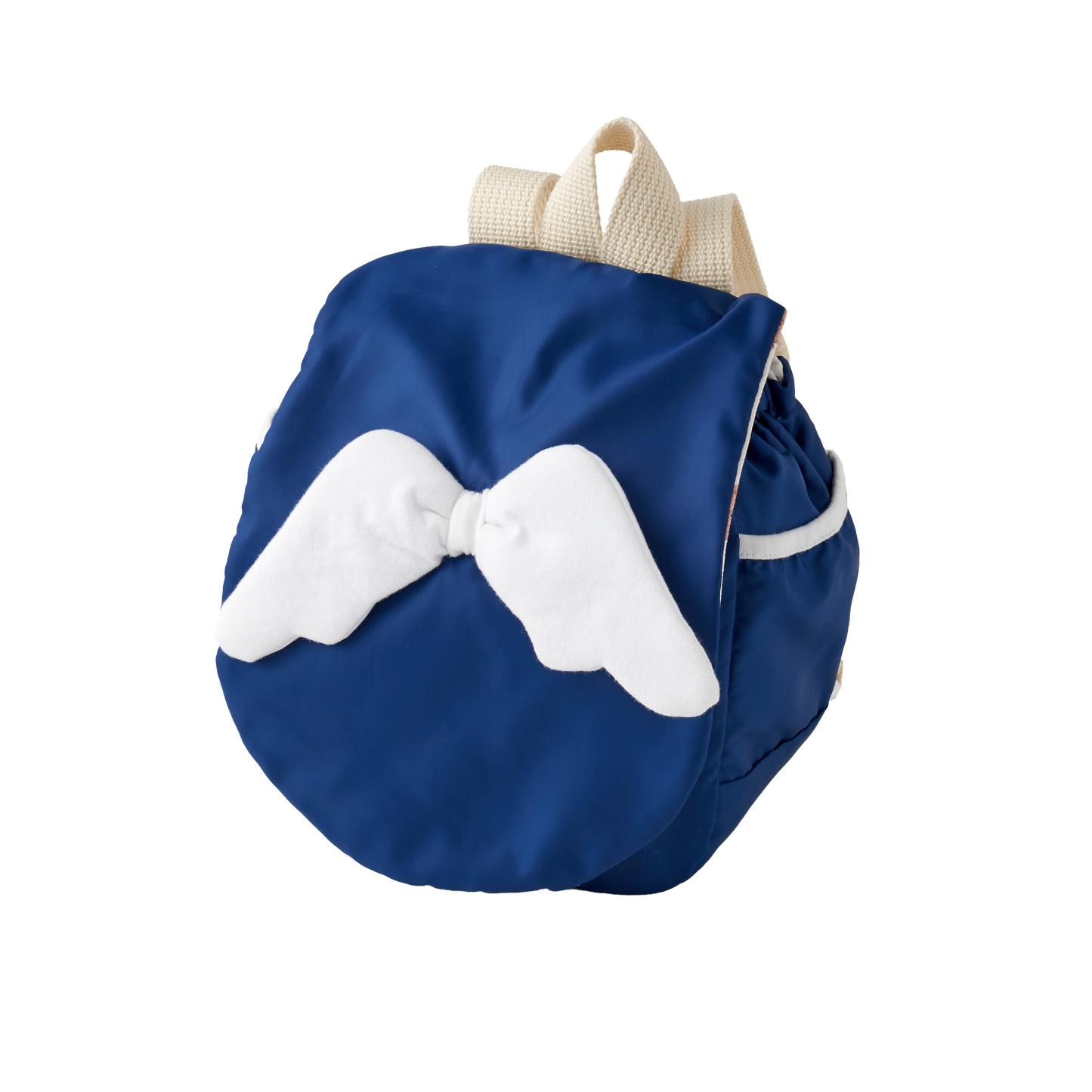 もこもこ天使のリュック（ネイビー）