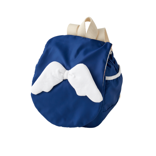 もこもこ天使のリュック（ネイビー）