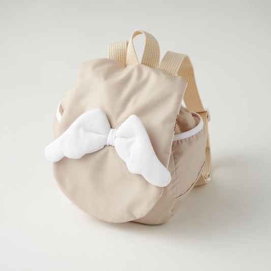 もこもこ天使のリュック(ベージュ）