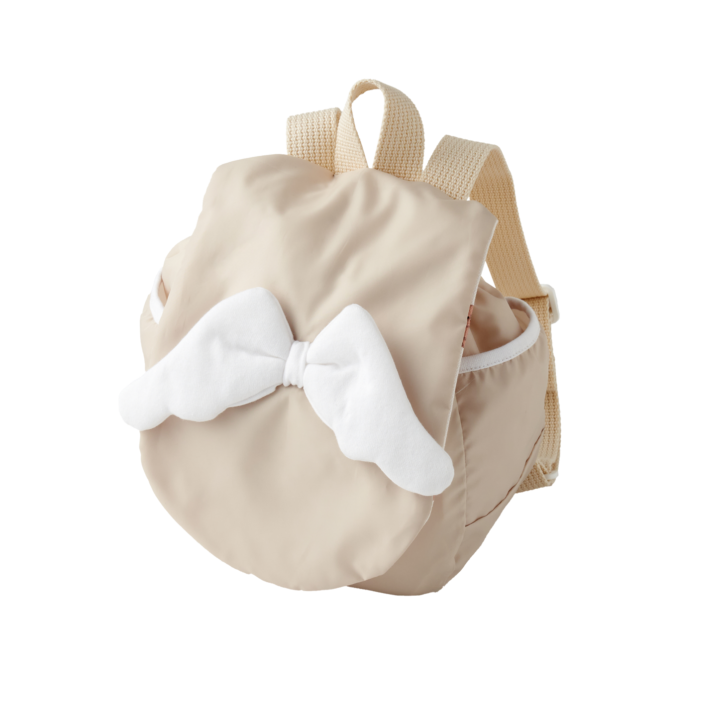 もこもこ天使のリュック(ベージュ）