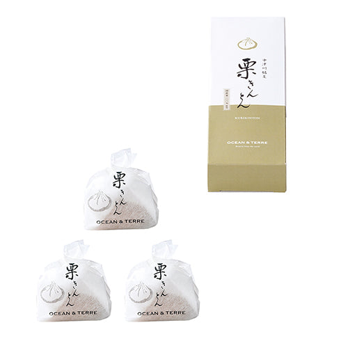 中津川銘菓 栗きんとん3個