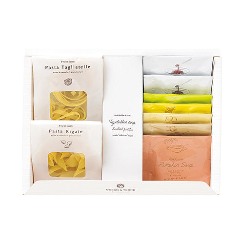 北海道 Premium海鮮ﾊﾟｽﾀ&野菜ｽｰﾌﾟｾｯﾄA