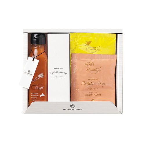 北海道 野菜ﾄﾞﾚｯｼﾝｸﾞｷｬﾛｯﾄ&ｽｰﾌﾟｾｯﾄ