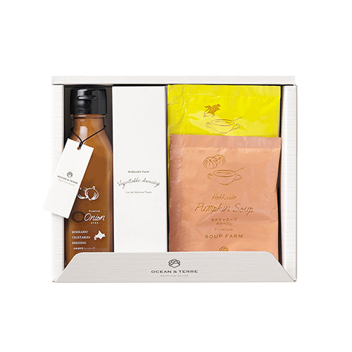 北海道 野菜ﾄﾞﾚｯｼﾝｸﾞｵﾆｵﾝ&ｽｰﾌﾟｾｯﾄ