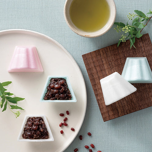 富士絶景手作り最中&日本茶ｾｯﾄ