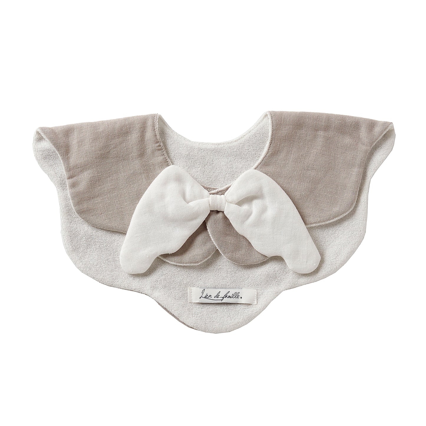 もこもこ天使スタイ（グレー）