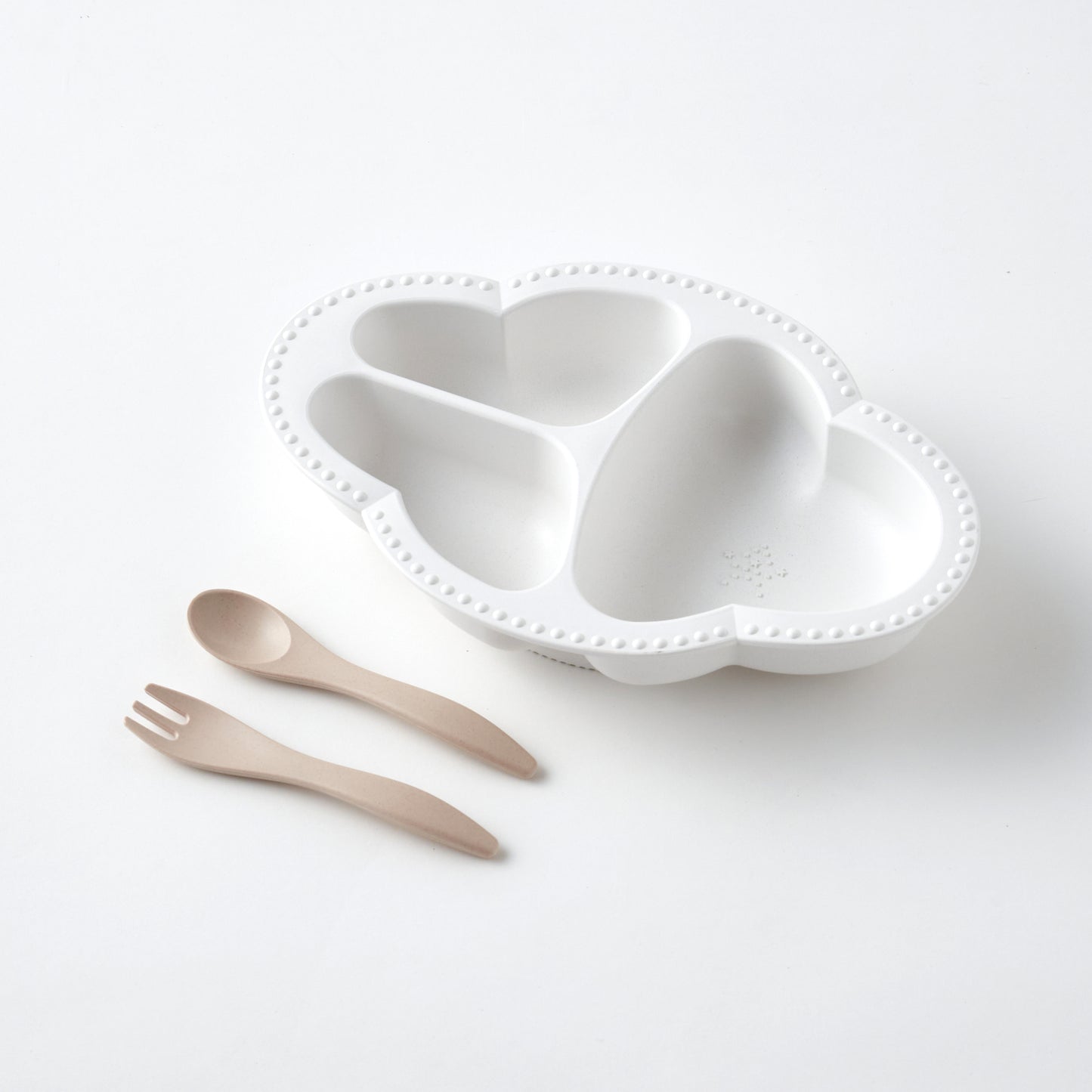 bien mangeワンプレート食器3点セット(ホワイト）