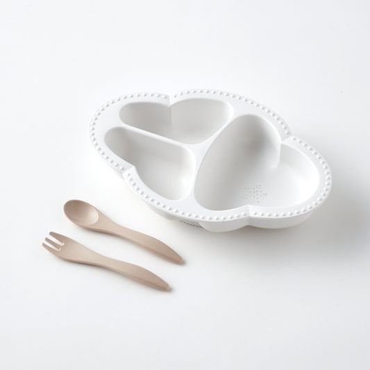 bien mangeワンプレート食器3点セット(ホワイト）